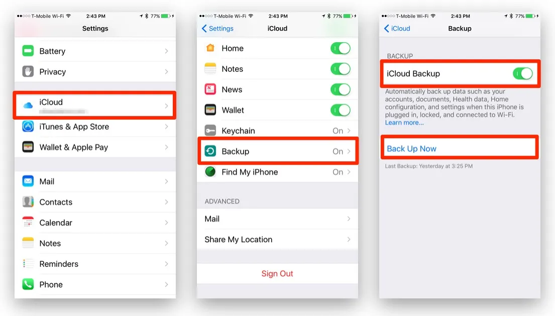 Enabling Automatic Backup MacIran فعالسازی بکاپ خودکار (Automatic Backup)