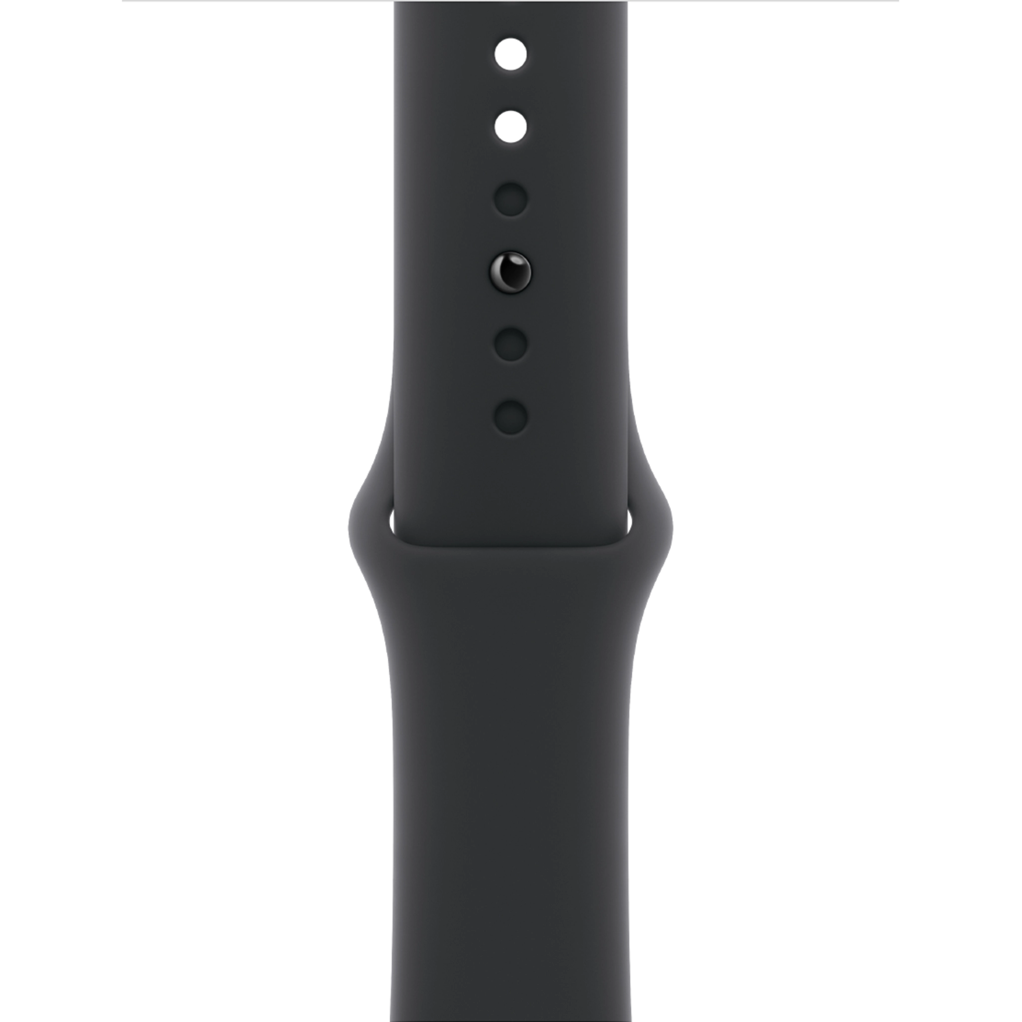 اپل واچ سری 11 سایز 42mm جت بلک با بند اسپرت سیلیکون مشکی