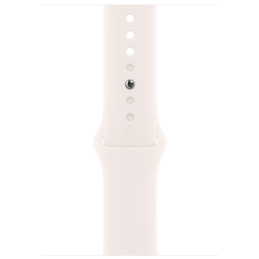 اپل واچ سری 11 سایز 46mm رزگلد با بند اسپرت سیلیکون لایت بلاش