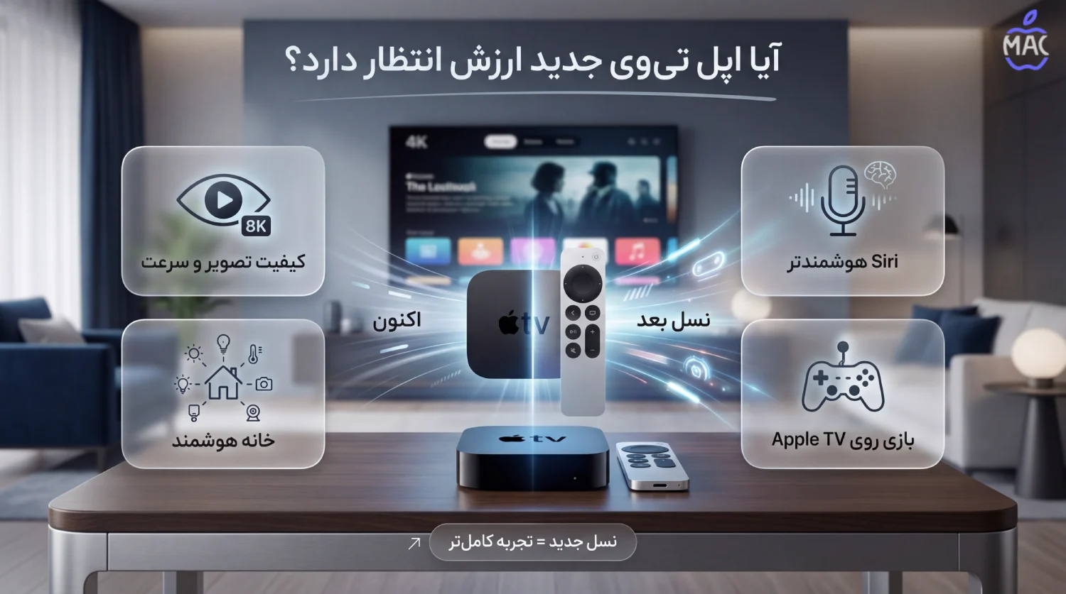 Next-Gen Apple TV 4K – MacIran (2) آیا اپل تیوی جدید ارزش انتظار دارد؟