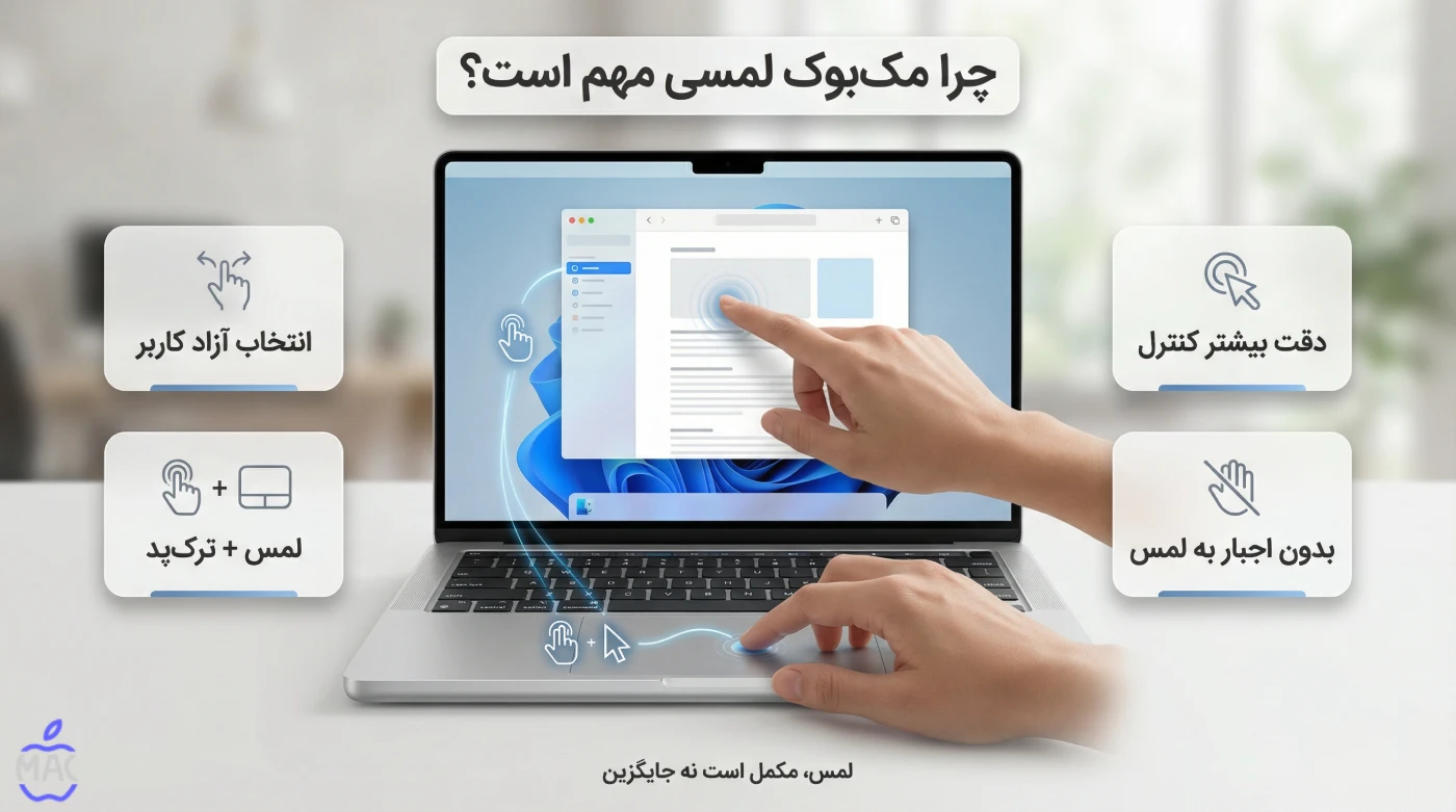 OLED Touch MacBook Pro – MacIran چرا مکبوک لمسی اینقدر مهم است؟